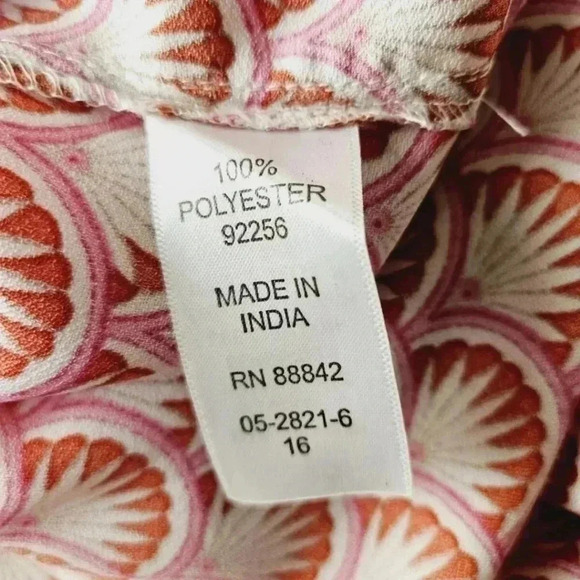 Ellos Red Pink Print Boho Maxi Dress - Picture 7 of 13